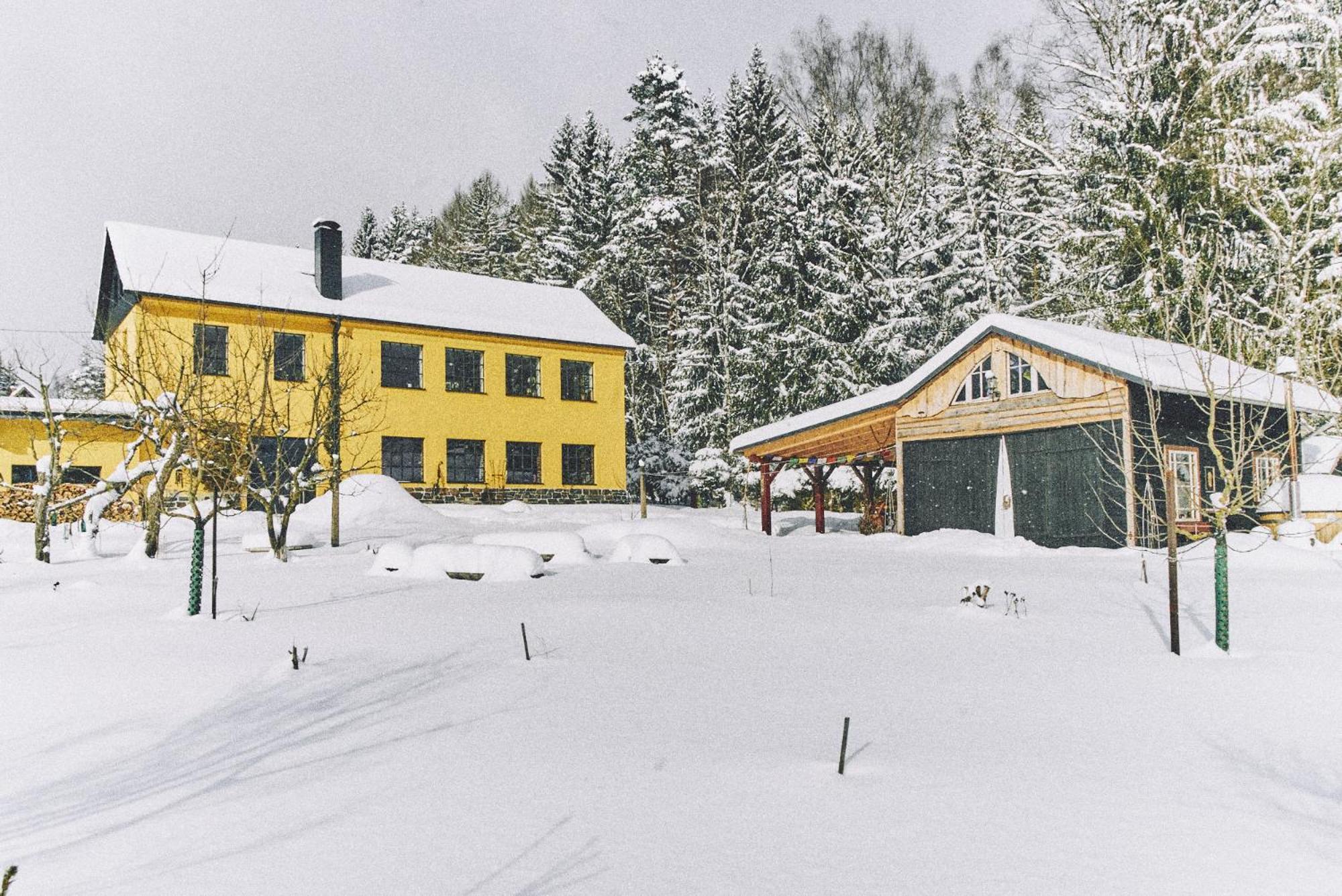 فيلا Schöneckفي Blickinsfreie - Cabin المظهر الخارجي الصورة